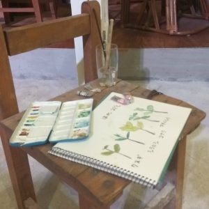 lukisan di rumah Kusakabe