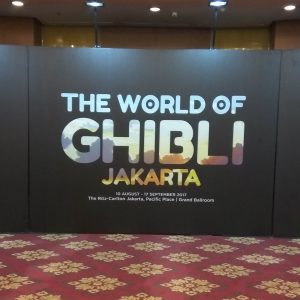 backdrop The World of Ghibli Jakarta
