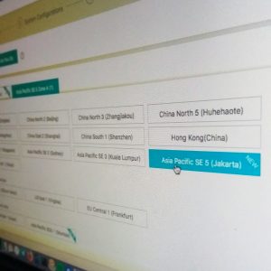 pilihan lokasi instance instance ECS