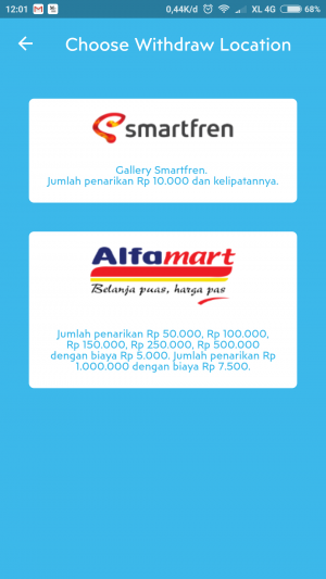 menu tarik tunai di Uangku
