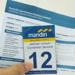 formulir permintaan/keluhan nasabah