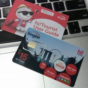 kartu SIM Singtel hi!Tourist