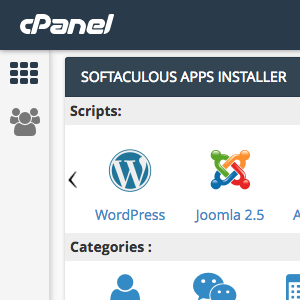 Softaculous di Cpanel