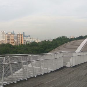 pemandangan dari atas jembatan Henderson Waves pemandangan dari atas jembatan Henderson Waves