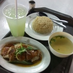 Wee Nam Kee Chicken Rice dan Lime Ice Tea