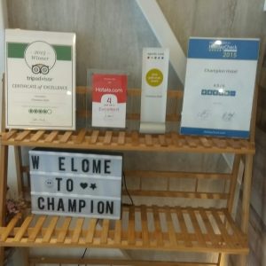 penghargaan yang diraih Champion Hotel
