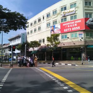 perempatan Joo Chiat, Geylang Rd, Geylang Serai, dan Changi Rd