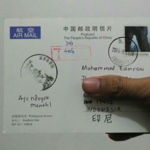 kartu pos dari Tiongkok