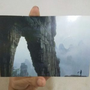 gambar Wulingyuan Scenic and Historic Interest Area di kartu pos