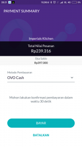 menu konfirmasi pembayaran OVO menu konfirmasi pembayaran OVO