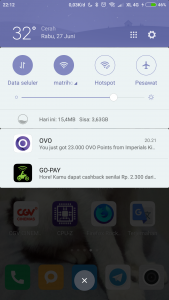 push notification mendapat tambahan OVO Points push notification mendapat tambahan OVO Points