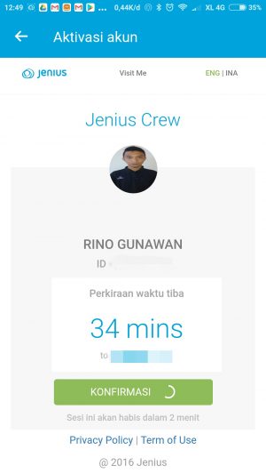 petugas Jenius yang datang
