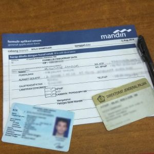 formulir pengkinian data Bank Mandiri