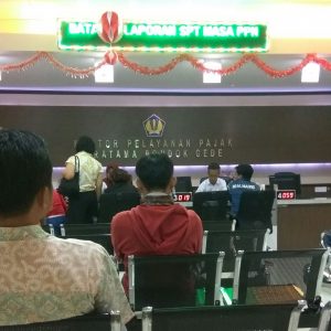 suasana kantor KPP Pratama Pondok Gede, Bekasi, Jawa Barat