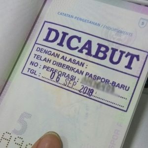 paspor lama dicabut