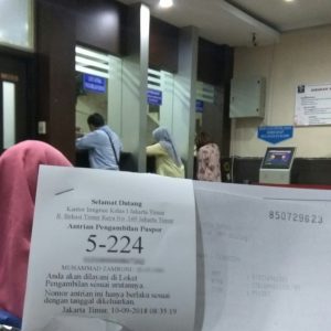 loket pengambilan paspor