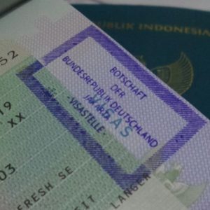 stempel Kedutaan Besar Republik Federal Jerman
