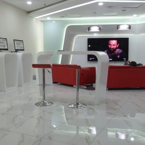ruang tunggu Plasa Telkom Jatinegara