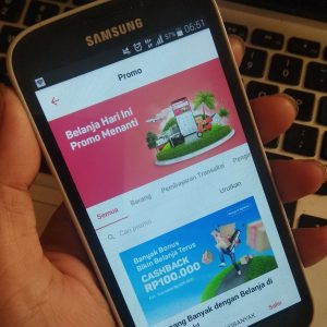 halaman Promo di aplikasi Bukalapak