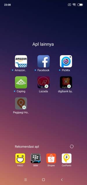 aplikasi tambahan MIUI