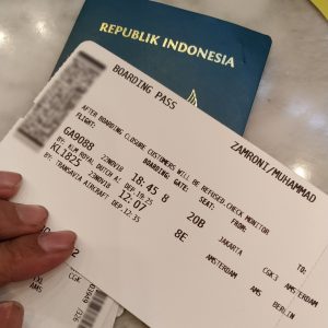 boarding pass dan paspor
