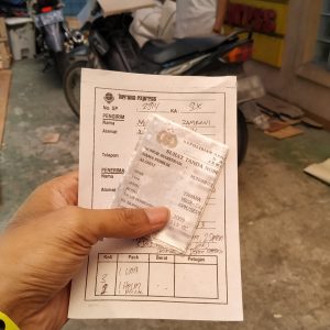 catatan pemeriksaan kendaraan