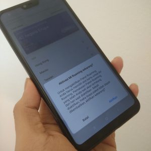 mengaktifkan layanan Mi Roaming