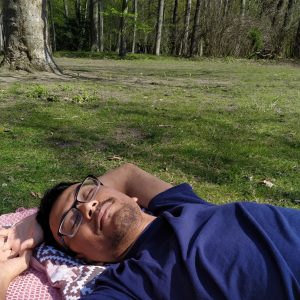 tertidur di Tiergarten