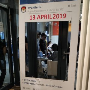 proses verifikasi dan identifikasi Pemilu 2019 Berlin, Jerman
