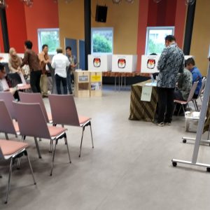 suasana TPS 2 di Pemilu 2019 Berlin, Jerman