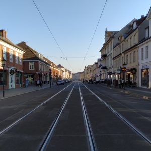 Friedrich-Ebert Straße di depan Nauener Tor