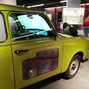 kamera inframerah pada Trabant 601