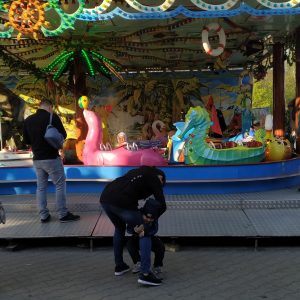 wahana permainan di Berliner Frühlingfest