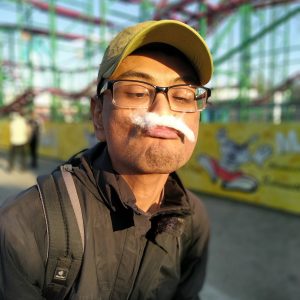 makan arum manis di Berliner Frühlingfest