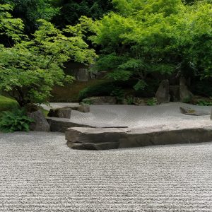 taman kering (Zen Garden) Japanischer Garten, simbol masa depan