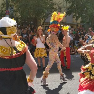 penari dari Jamaika yang di kelompok The Islaynder penari dari Jamaika yang di kelompok The Islaynder