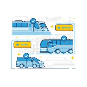 transportasi dari dan ke bandara