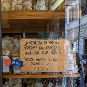 pengumuman penjualan pasta matang