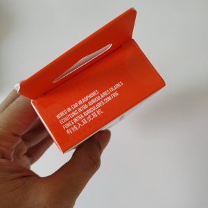 bagian atas kemasan JBL Tune T110 by Harman