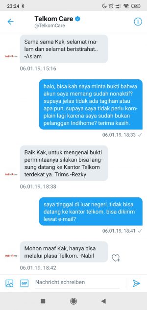 rumitnya penghentian layanan Telkom IndiHome