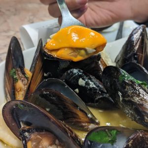 kerang hijau khas Samudera Atlantik di Monte Mar