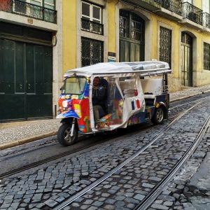 tuk-tuk di Lisbon