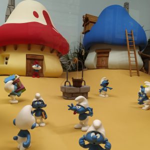 suasana di Desa Smurf suasana di Desa Smurf
