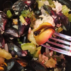 daging keran mussel ala Belgia