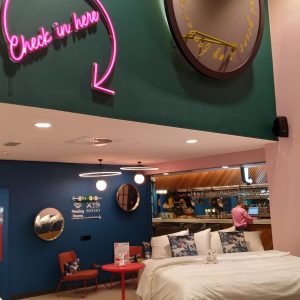 lobi Qbic Hotel Brussel lobi Qbic Hotel Brussel