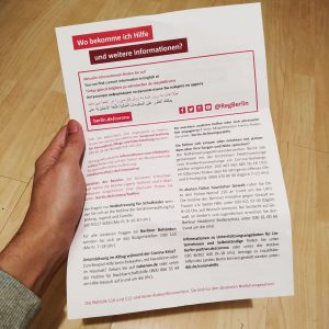 informasi Covid-19 yang diedarkan pemerintah Berlin