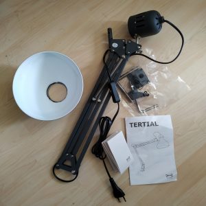 lampu IKEA TERTIAL sebelum dirakit
