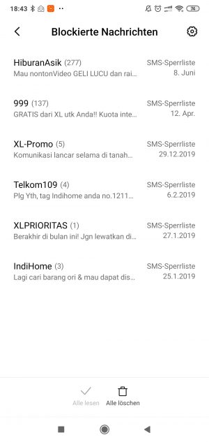 daftar blokir SMS