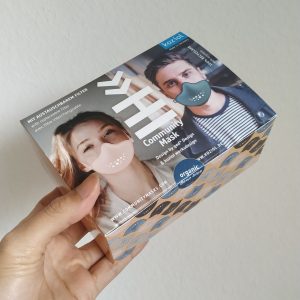 kemasan masker Koziol Hi Community