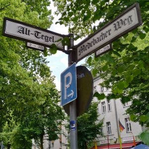 papan nama jalan Alt-Tegel